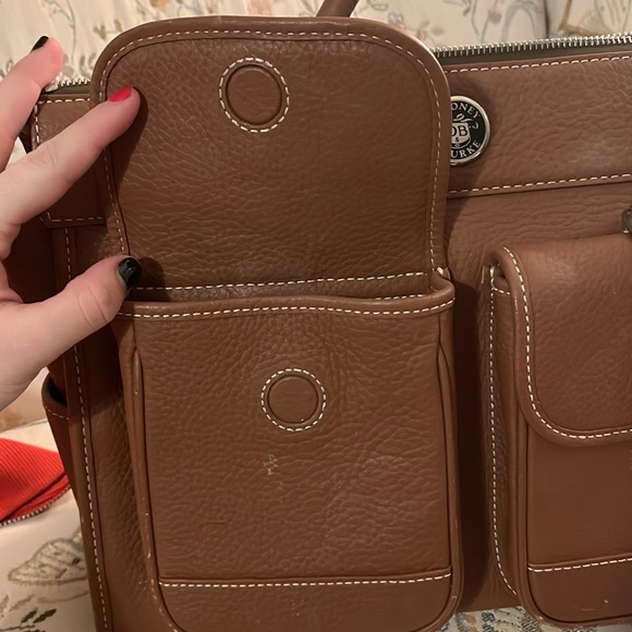 dooney & bourke brown purse with two front pockets - Picture 12 of 17